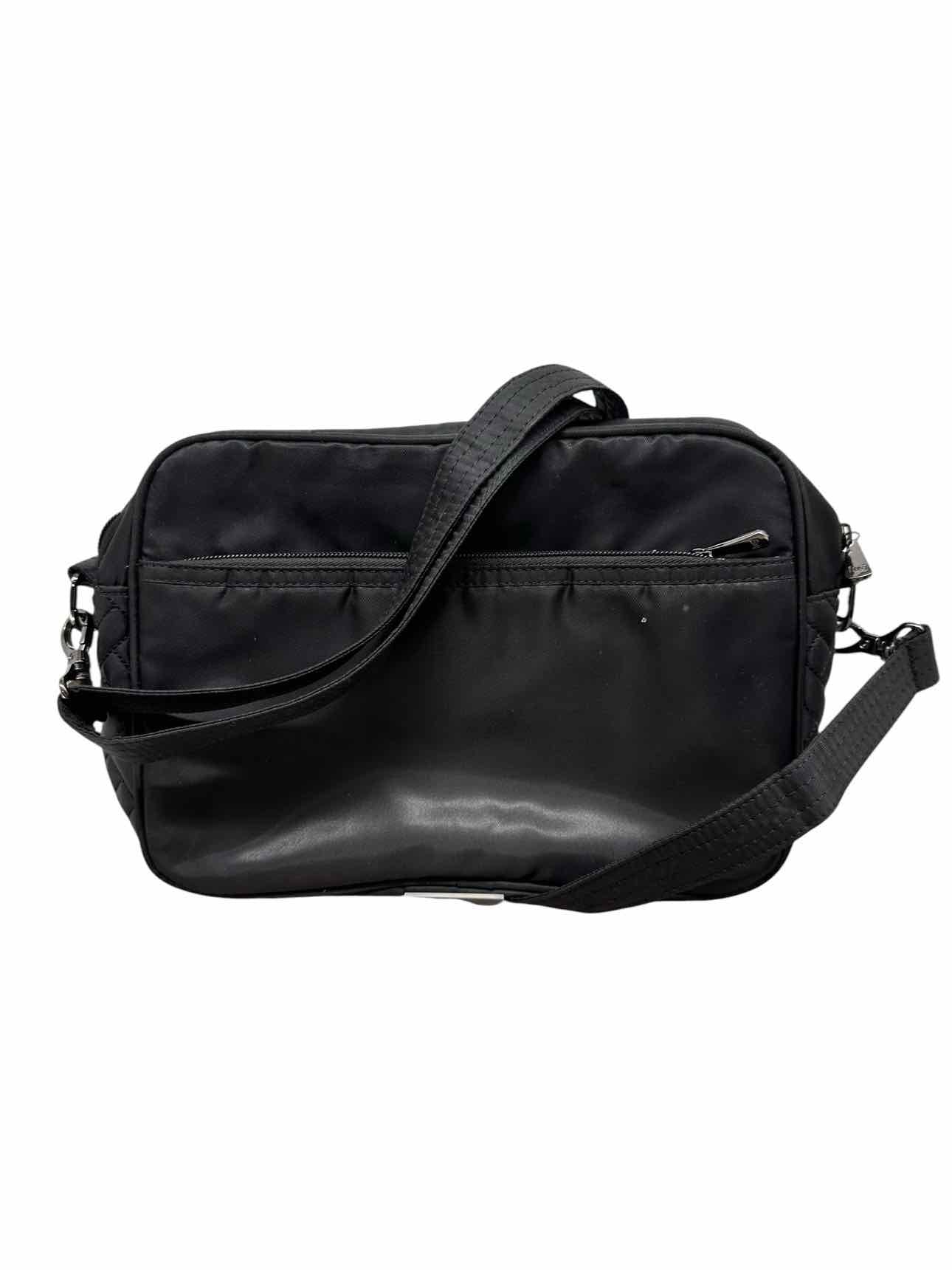 Lug Carousel XL Black Nylon Crossbody