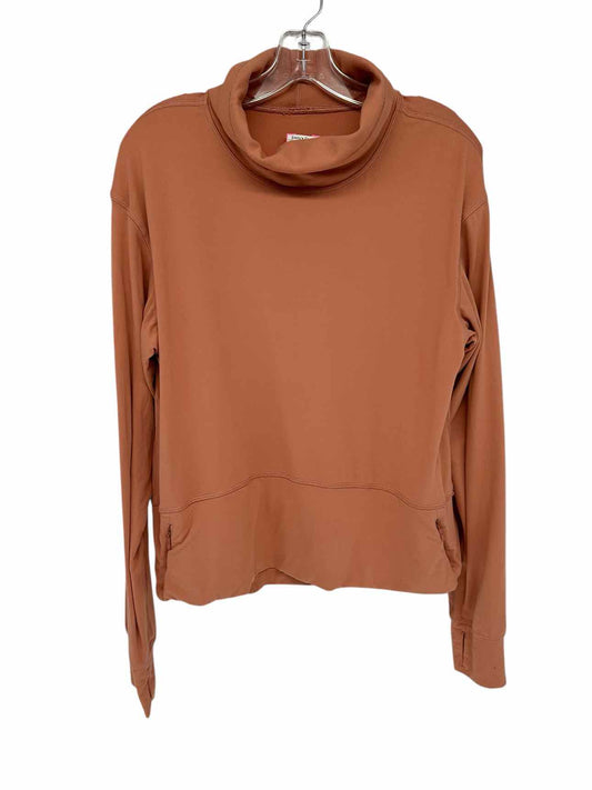 Lululemon Ready to Rulu Pullover Peach Long Sleeve Top Size 8