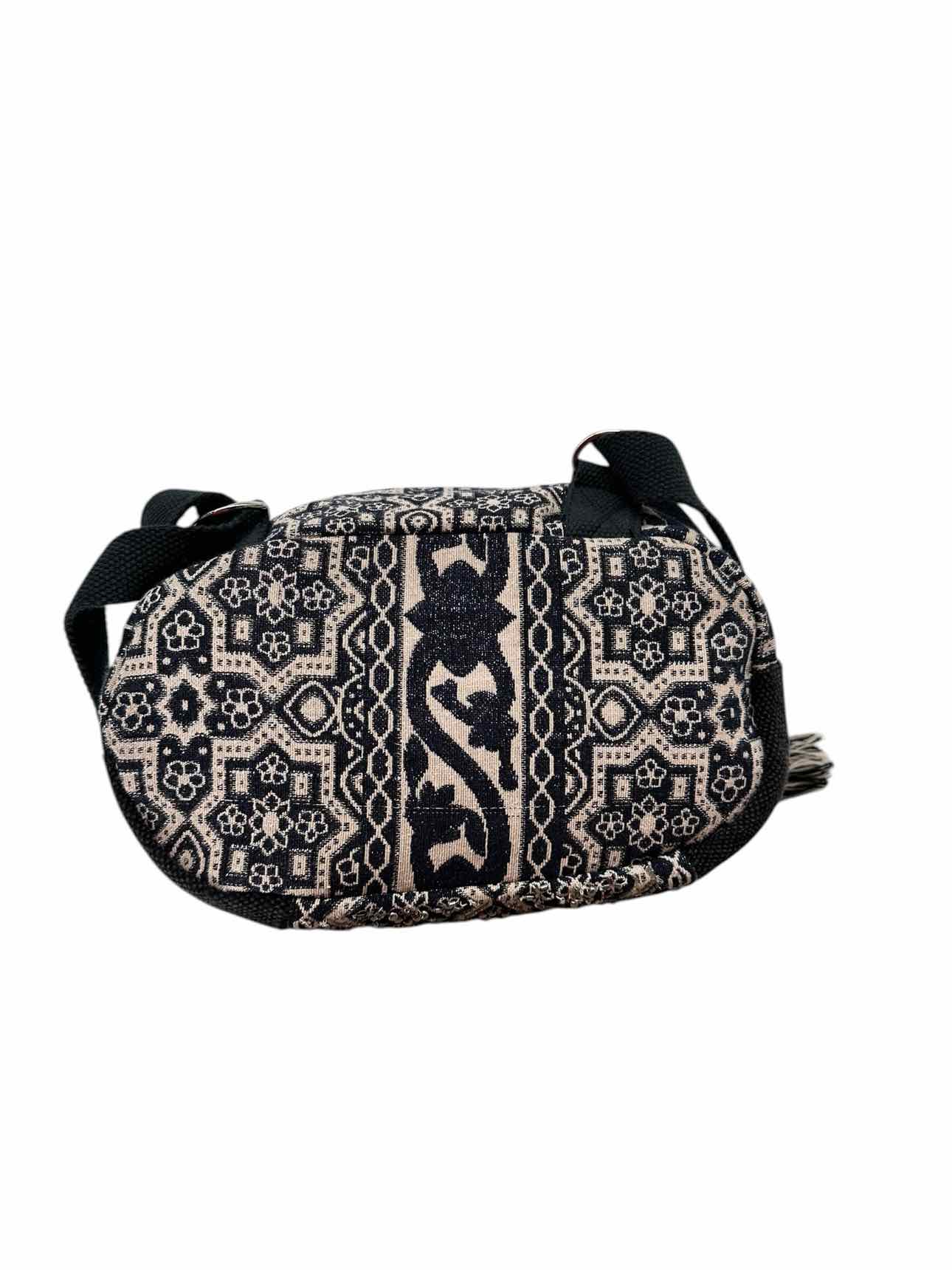 America and Beyond Black Canvas Backpack