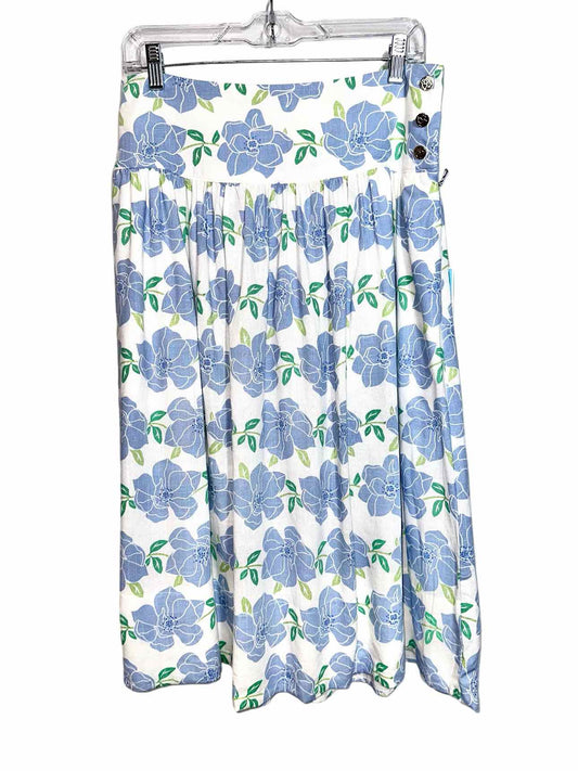 Draper James Blue Floral Skirt Size S **NEW**