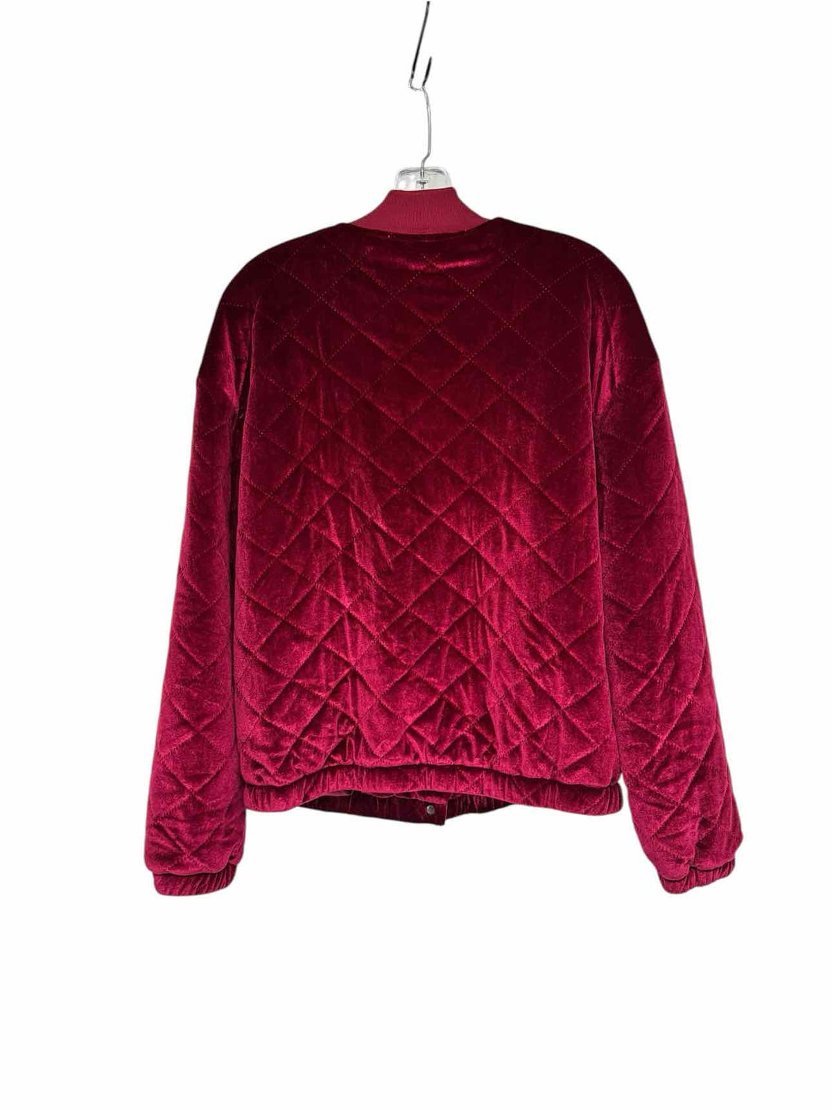 Coco +  Carmen Oakley Quilted Velour Varsity Jacket Size S/M **NEW**