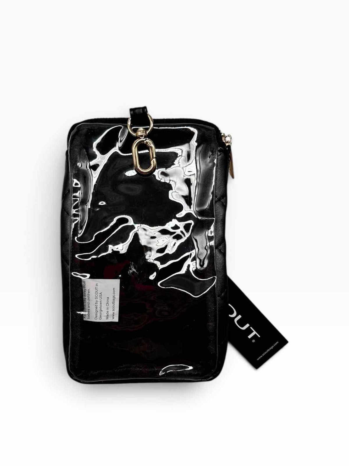 Scout Call Me Maybe Touchscreen Phone Pouch in Black Quilted  **NEW**