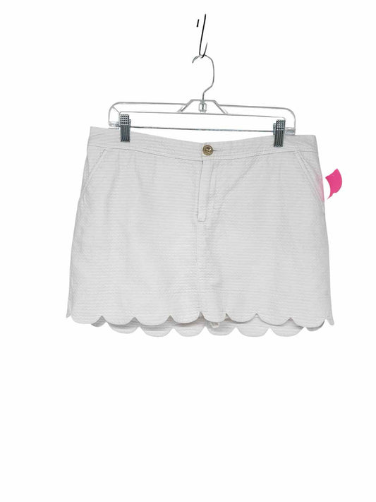 Lilly Pulitzer Colette Skort in Resort White Size 12