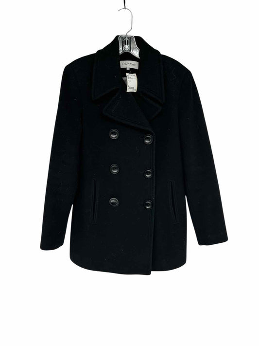 Calvin Klein Black Peacoat Size 6
