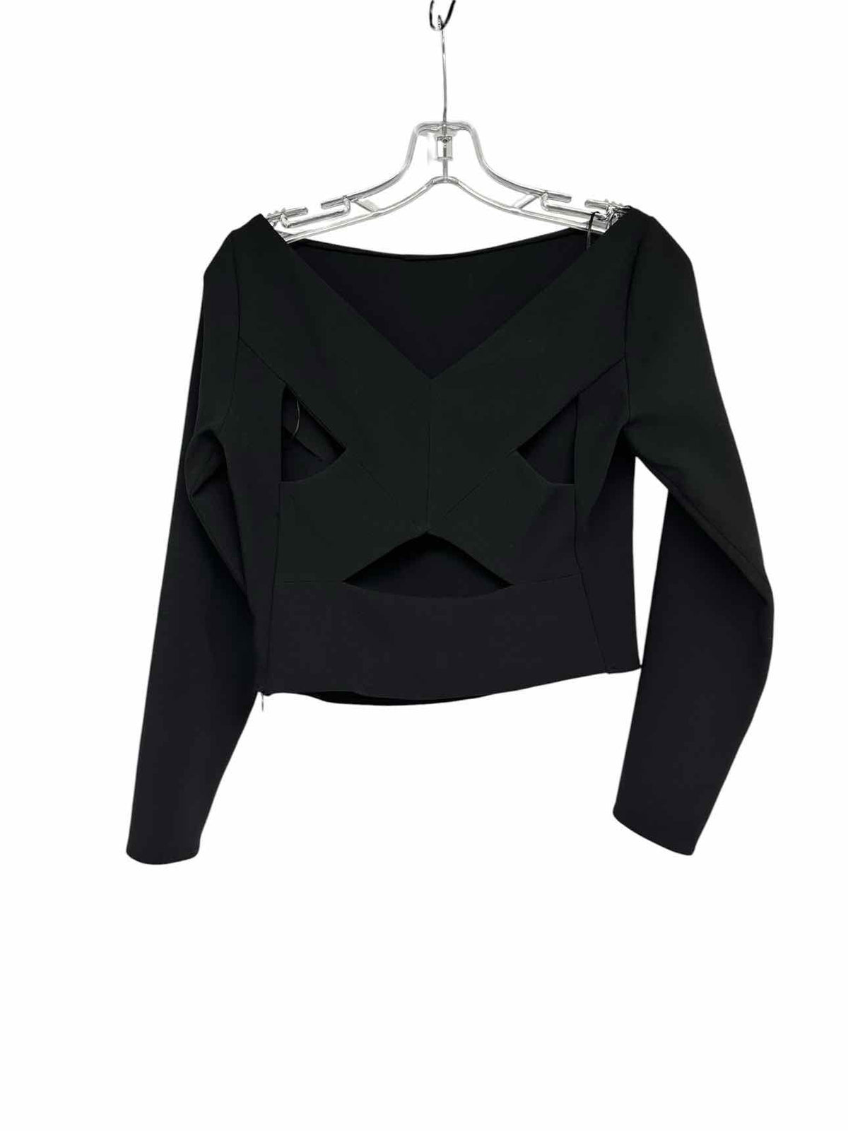 Zara Black 3/4 Sleeve Top  Size M