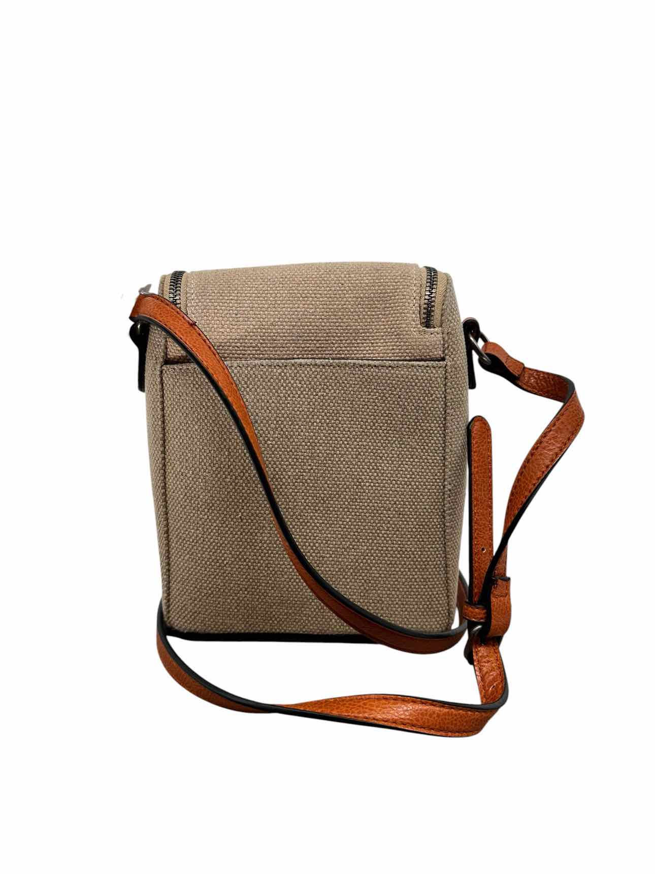 Simply Noelle Beige Canvas Crossbody