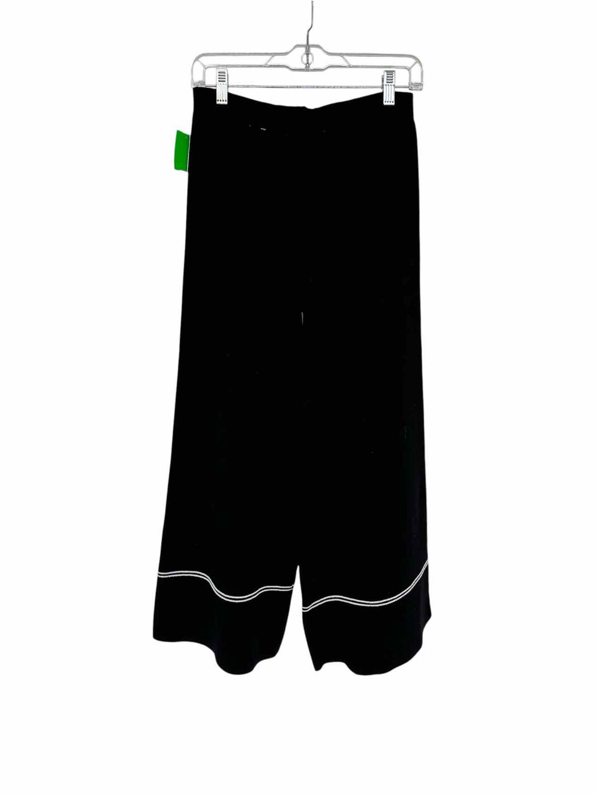 Zara Black Wide Leg Sweater Pants Size L **NEW**