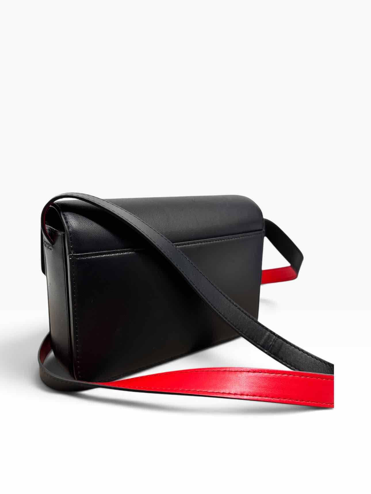 Christian Louboutin Loubi54 Black Leather Crossbody