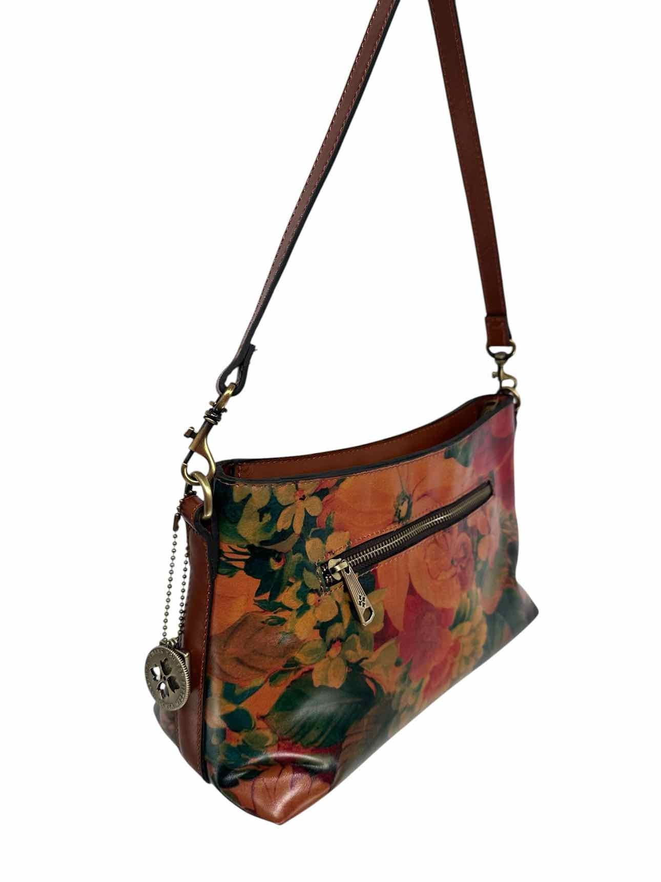 Patricia Nash Betta Double Strap Tan Leather Crossbody