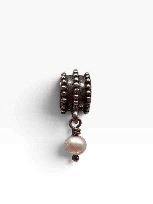 Pandora Beveled Pearl Dangle Charm