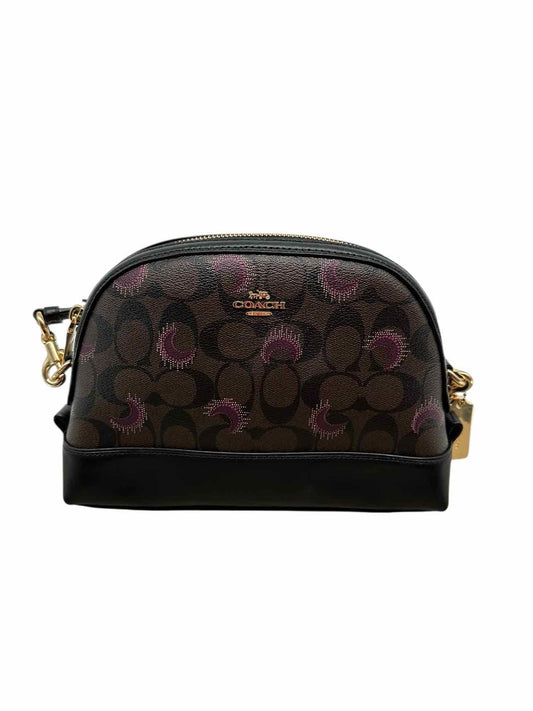 Coach Dome Crossbody in Signature Canvas With Moon Print
