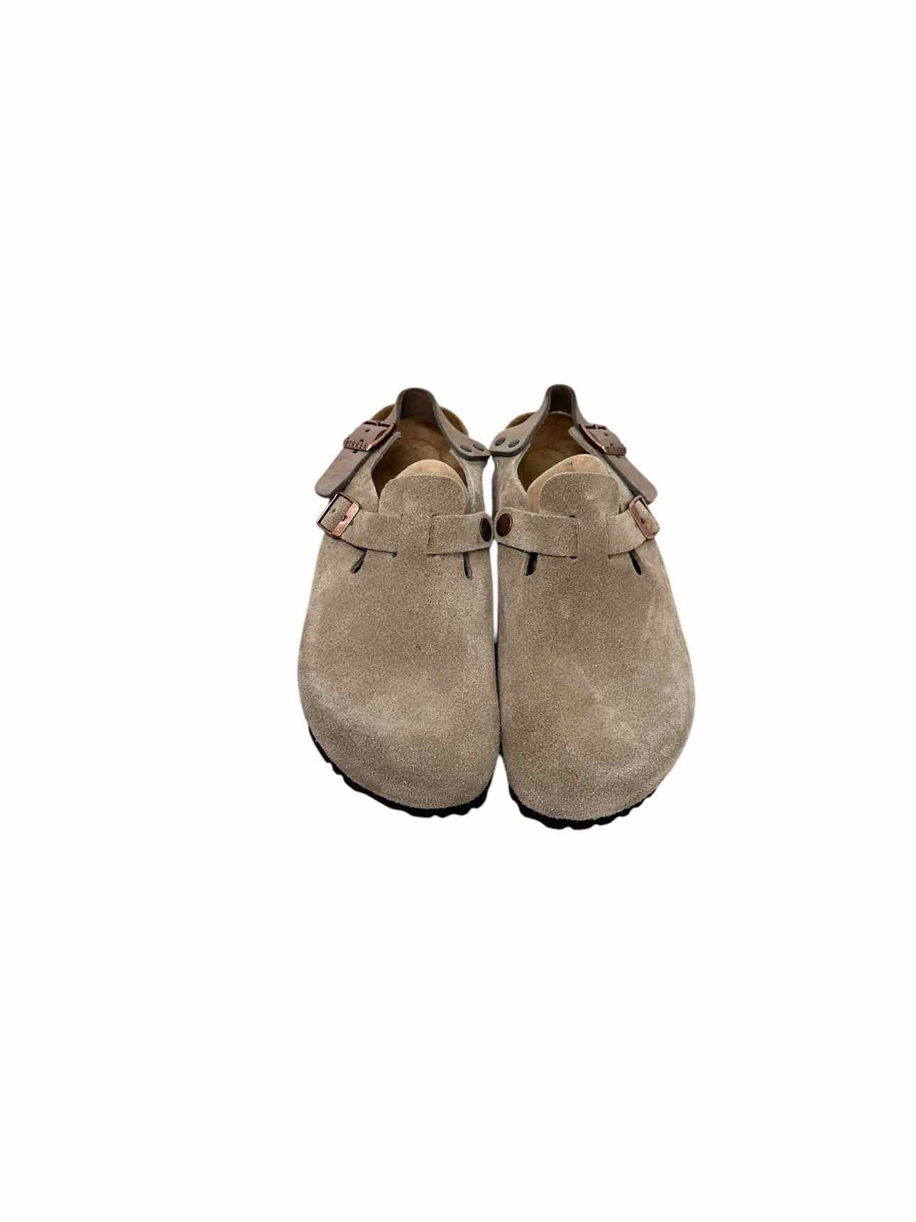 Birkenstock Taupe Tokio Clogs Shoe Size 9 **NEW**