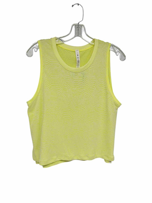 Lululemon Neon Yellow Train to Be Tank Size 8