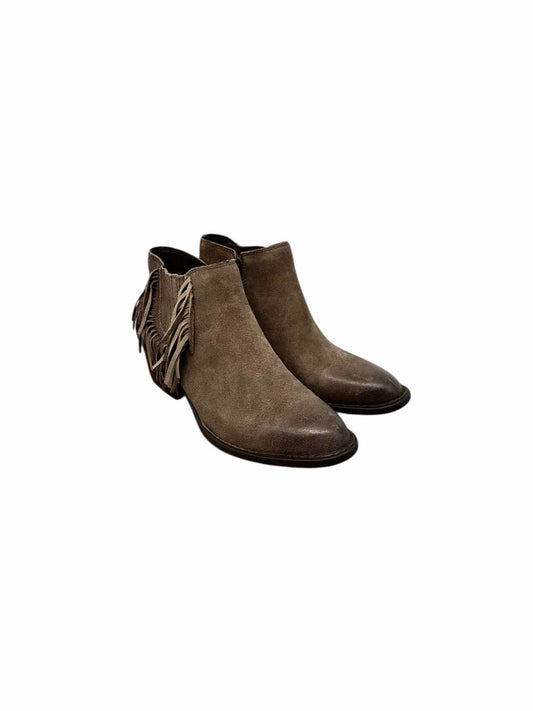 Born Danni Fringe Taupe Bootie Shoe Size 8 **NEW**