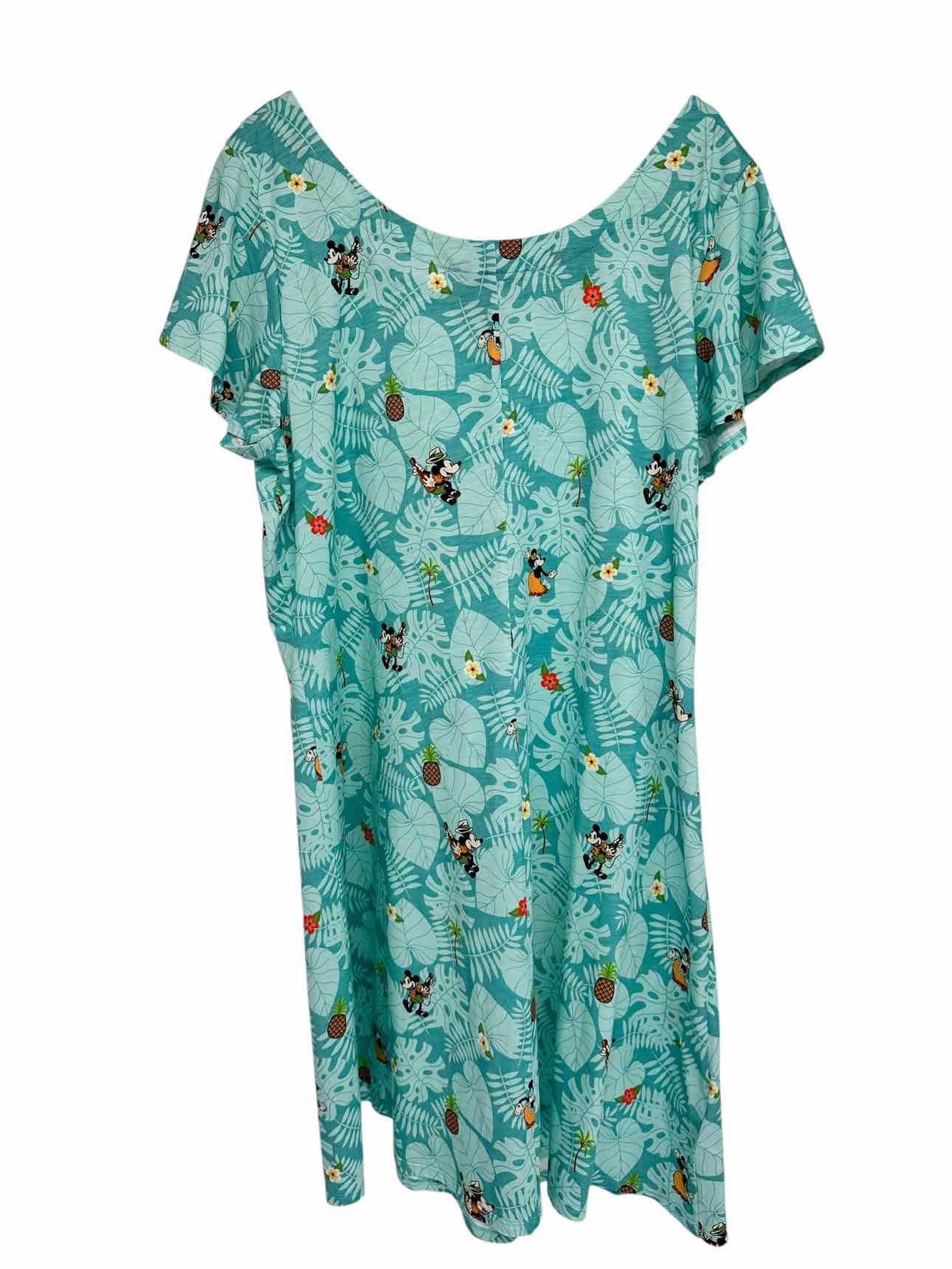 Tommy Bahama Mint Disney Mickey & Minnie Vacation Dress Size L **NEW**
