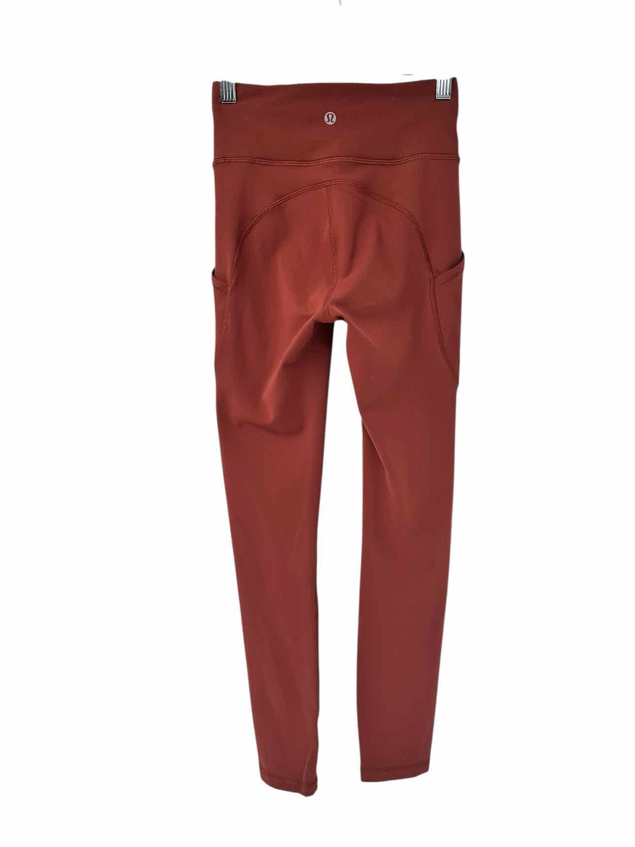 Lululemon Rust Size 2 Legging