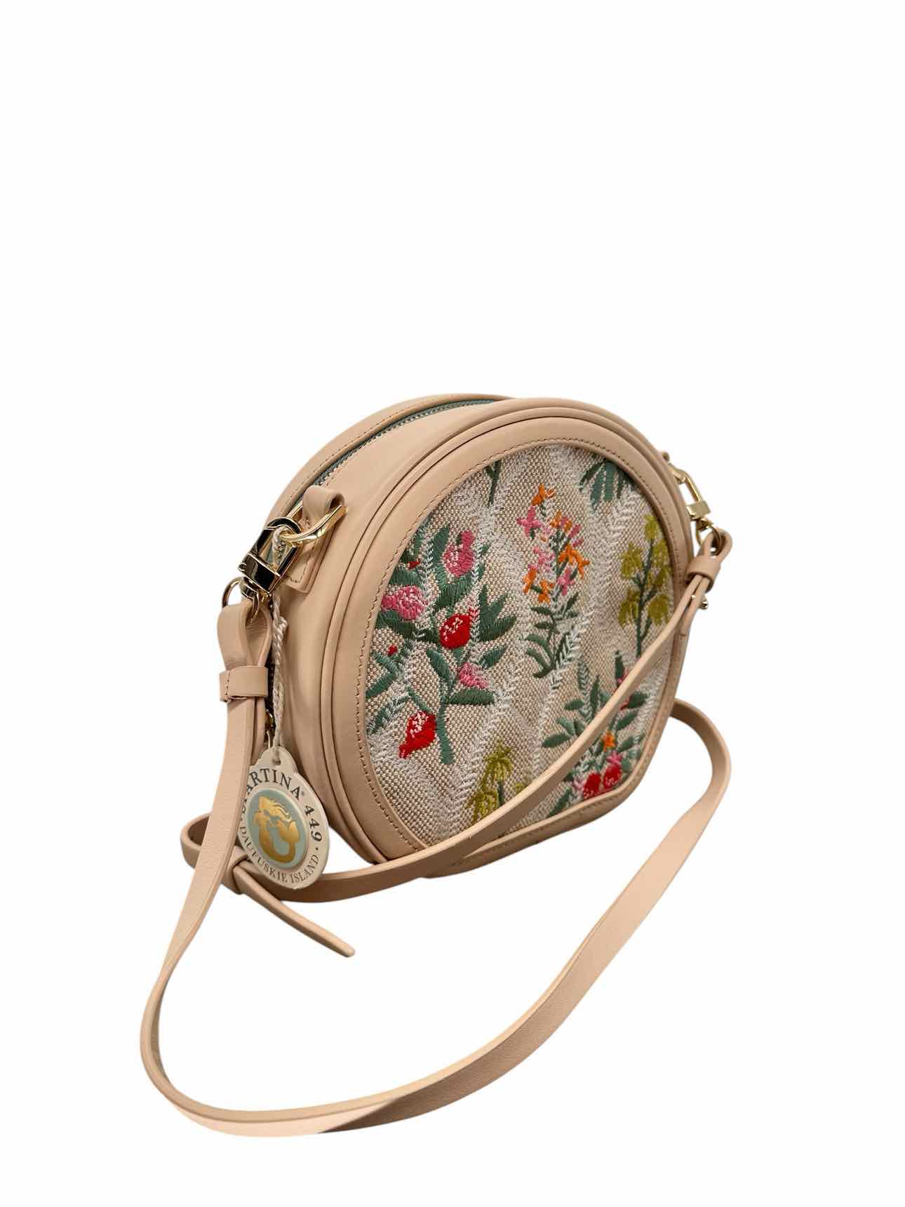 Spartina 449 Beckett Crossbody Queenie Topiary Flax  **NEW**