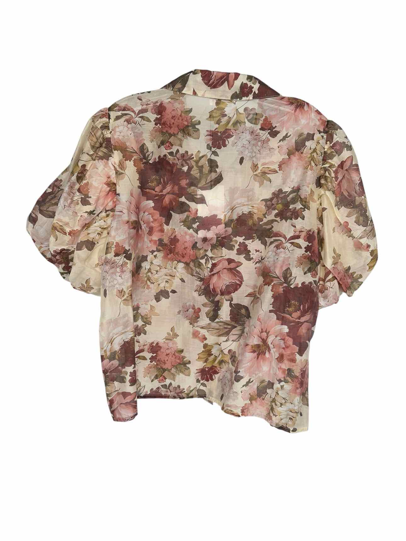Bailey44 Cream 3/4 Sleeve Top Size L **NEW**