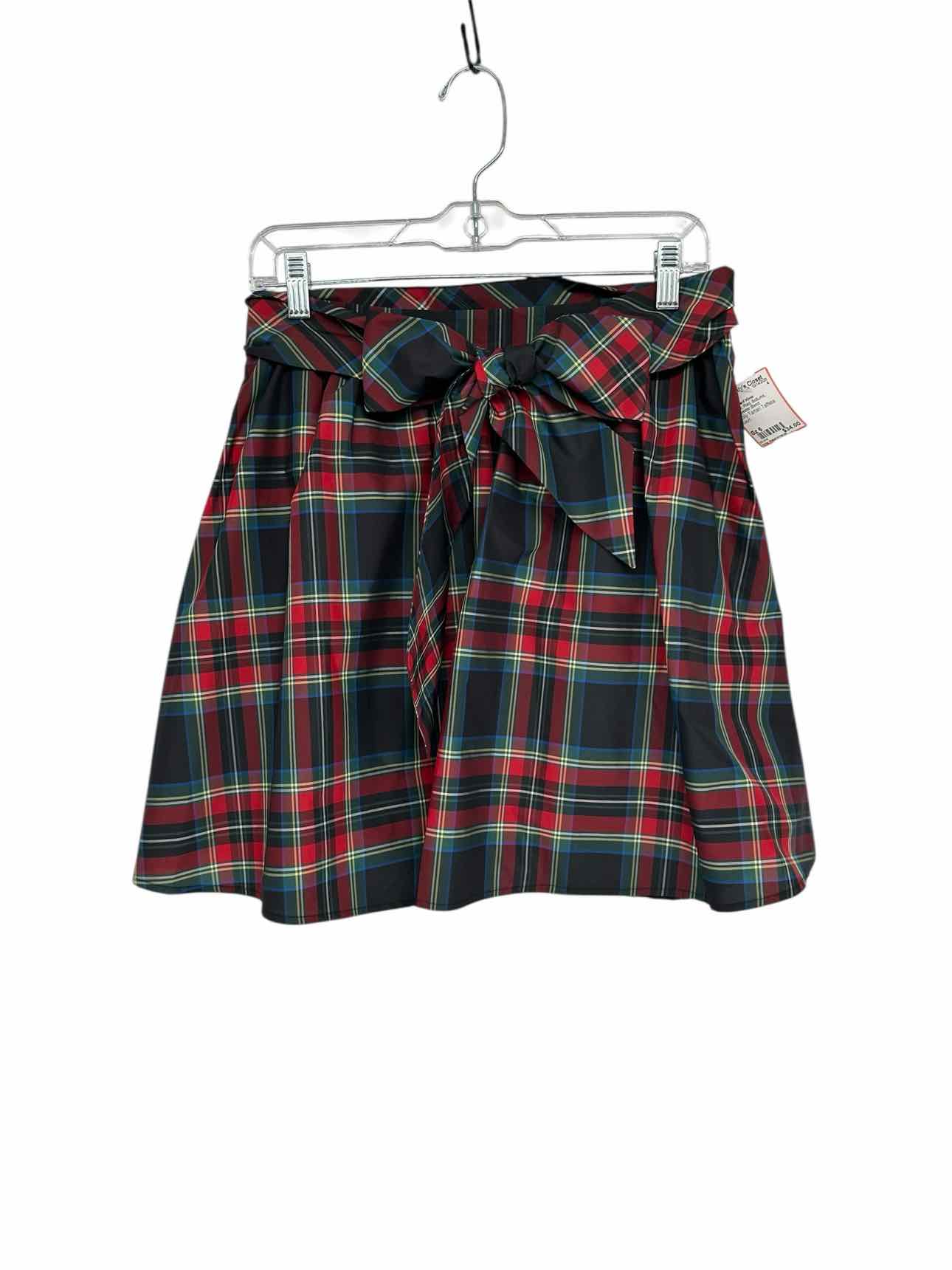 Vineyard Vines Jolly Tartan Taffeta Skirt Size 6