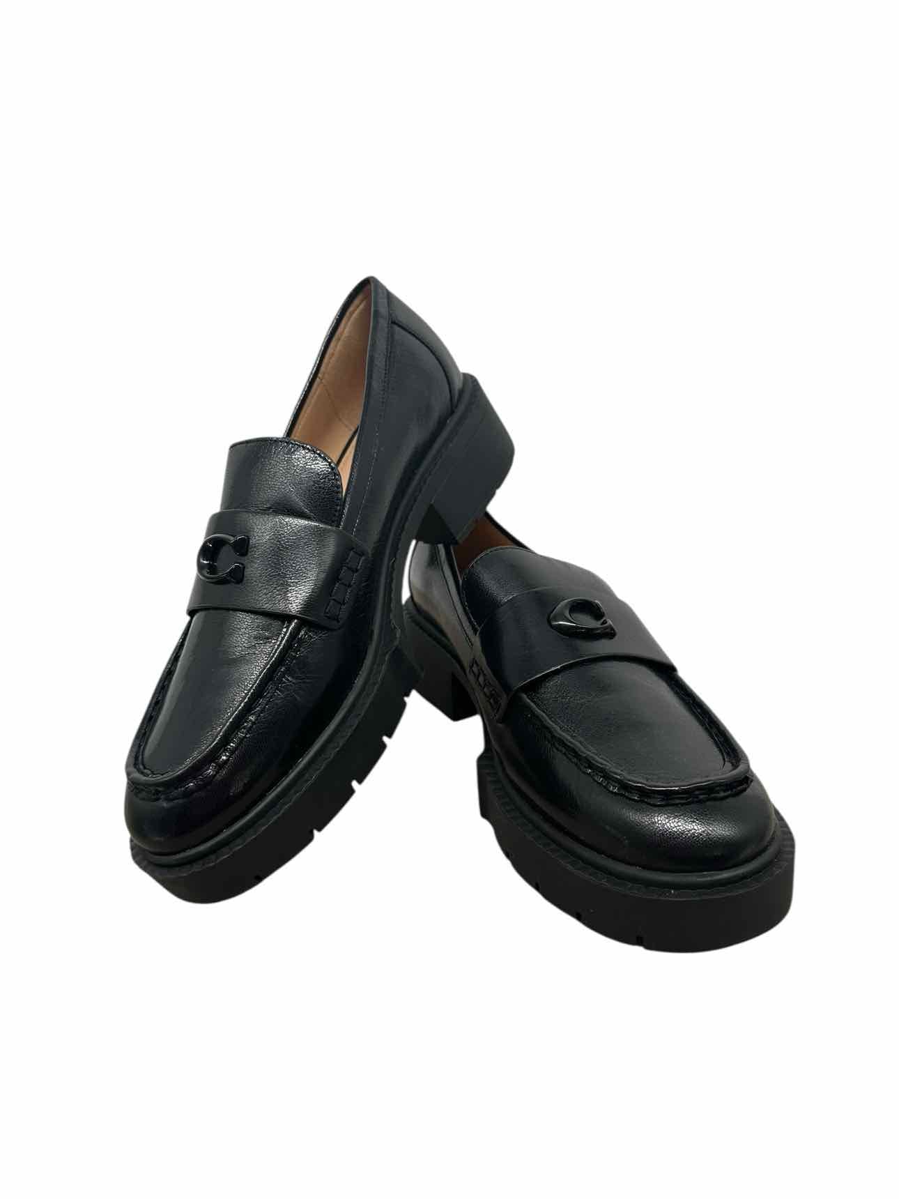 Coach Leah Loafer Black Shoe Size 8 **NEW**