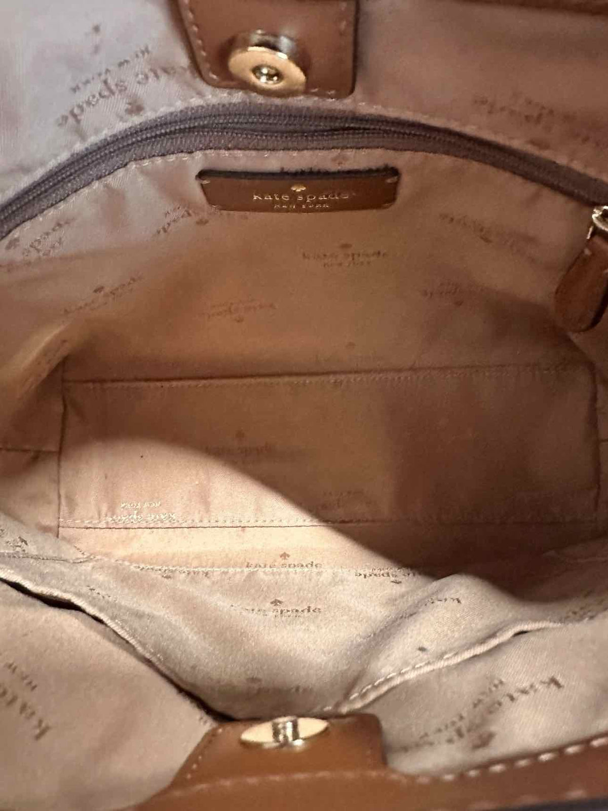 Kate Spade Tan Leather Shoulder Bag