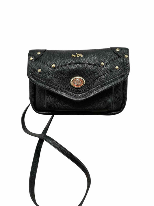 Coach Rhyder Black Leather Crossbody