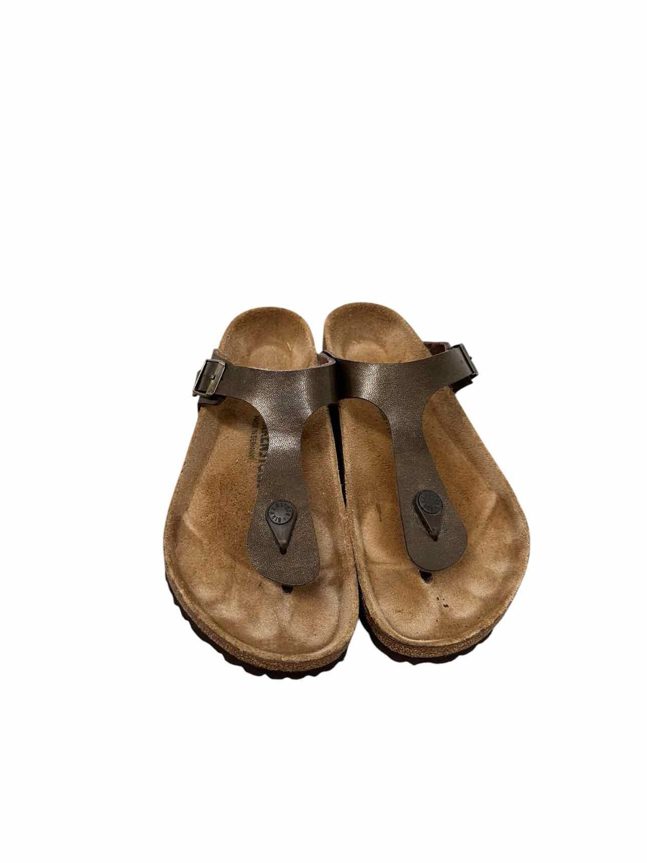 Birkenstock Gizeh Brown Sandals Shoe Size 8