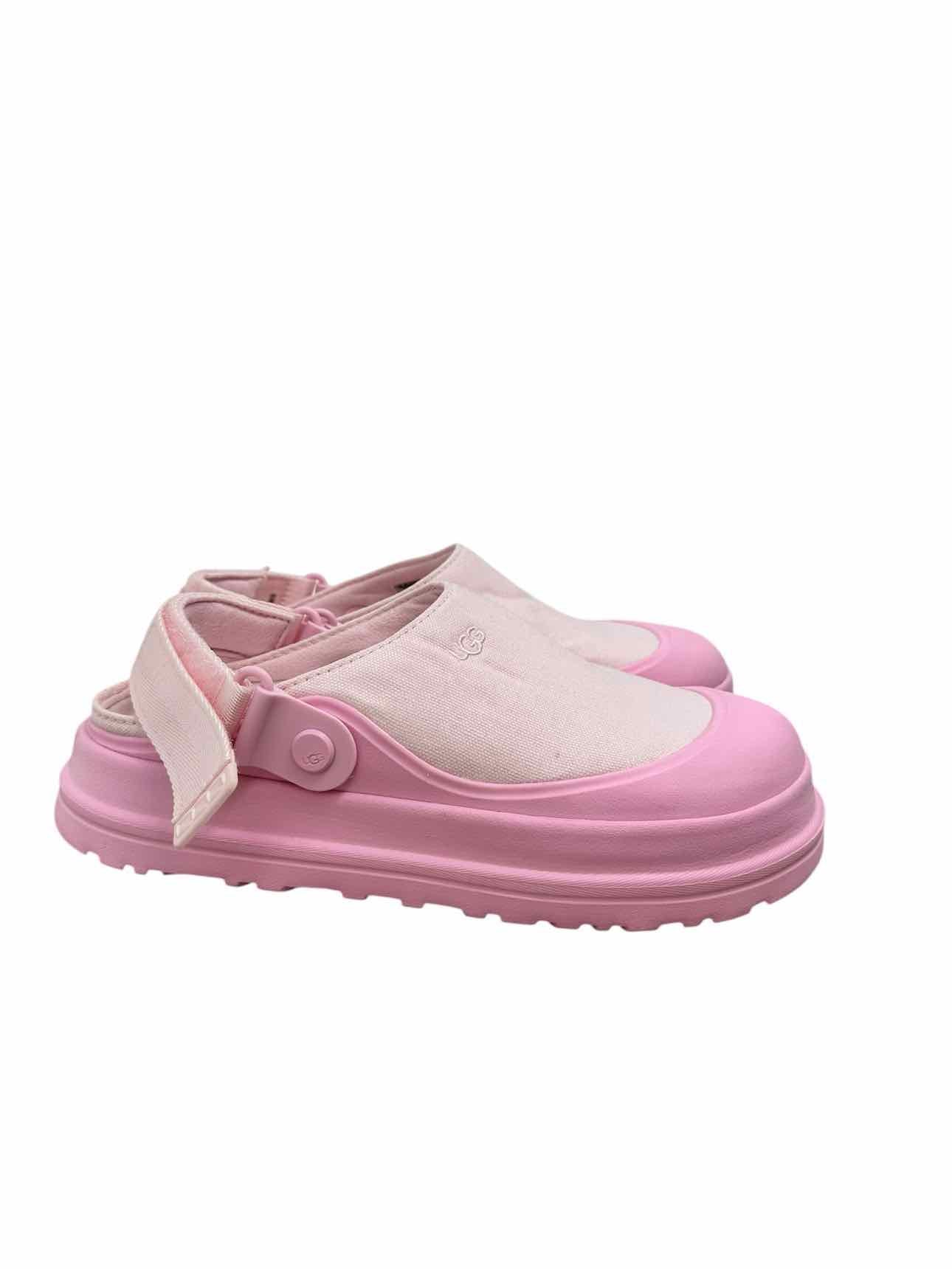 Ugg Pink GoldenGlow Clogs Shoe Size 9