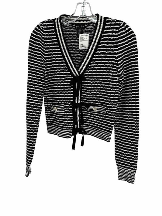 Nicole Miller Black/white Size XS Cardigan