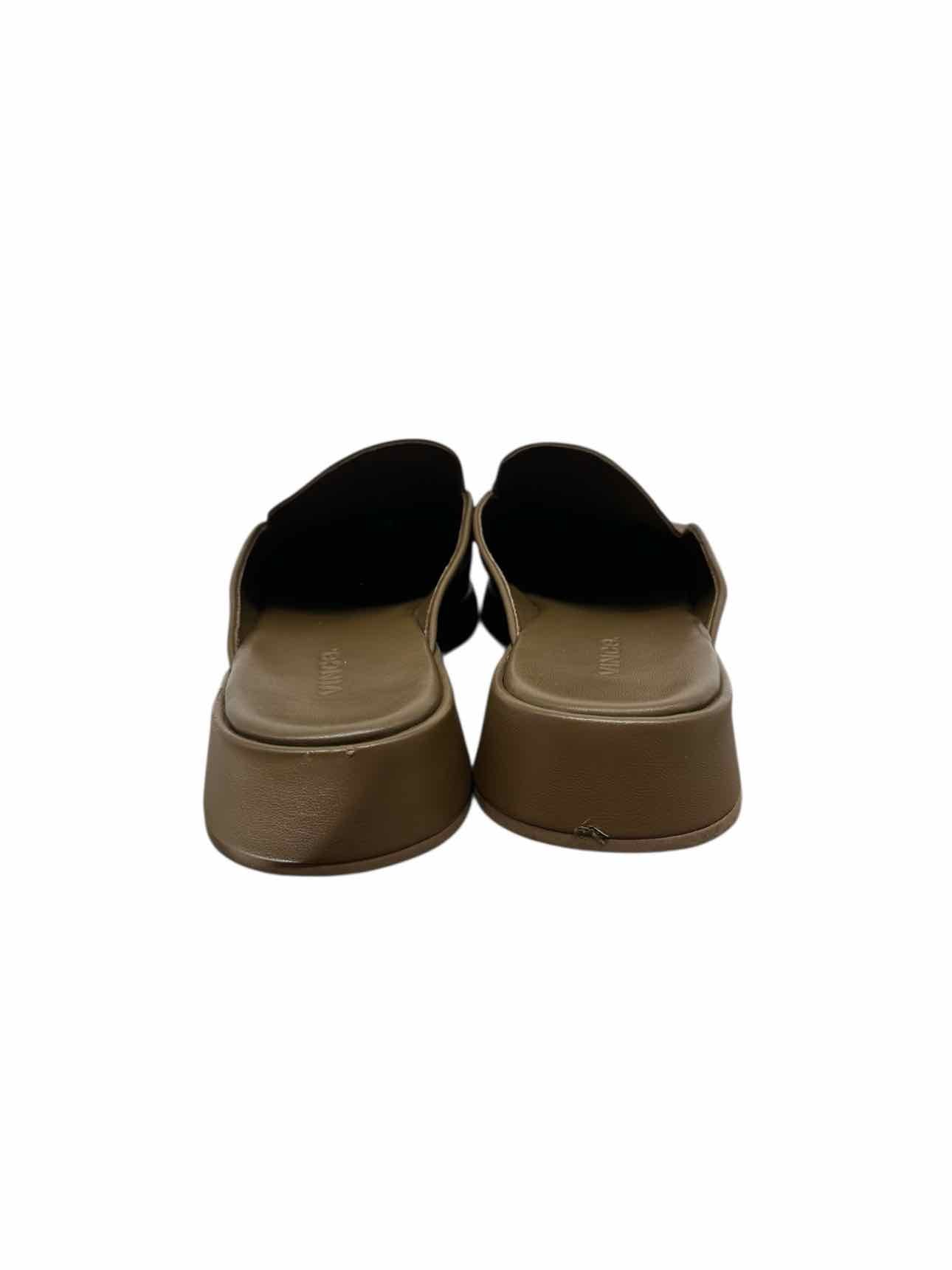 Vince Raquel Mules Olive Shoe Size 7.5