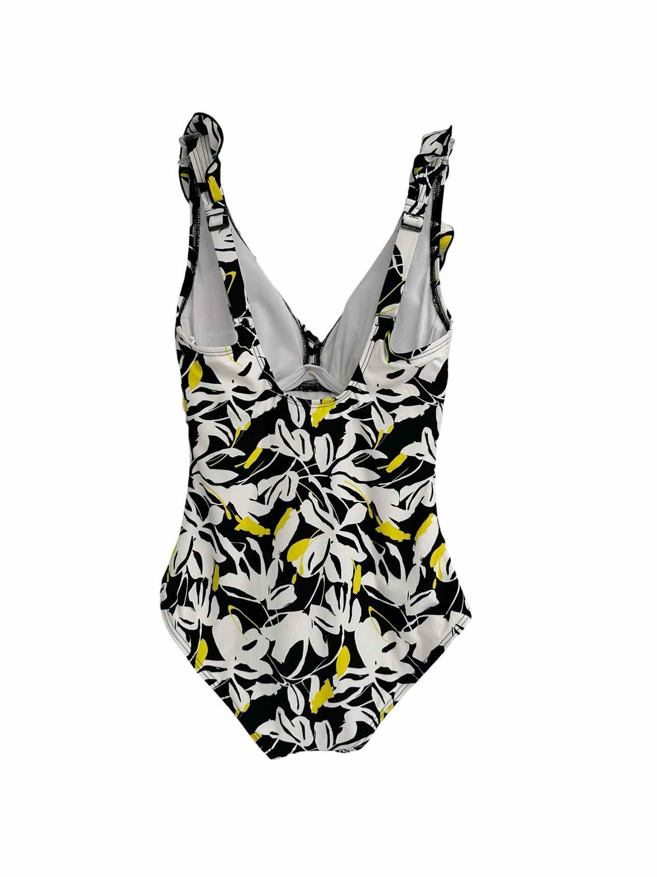 DKNY Black/White 1 Pc Swimsuit Size S **NEW**