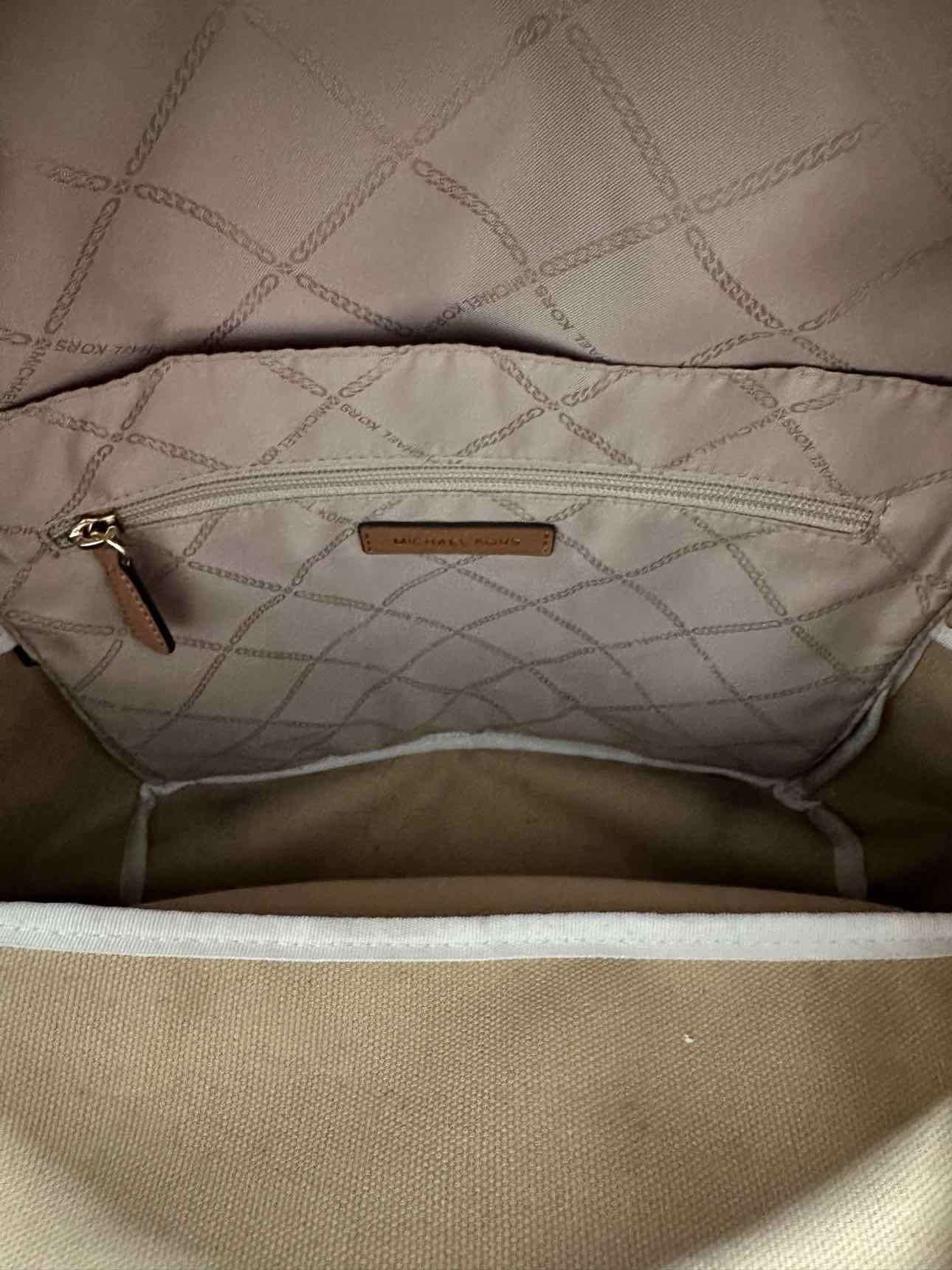 Michael Kors Off-White Slater Signature Backpack