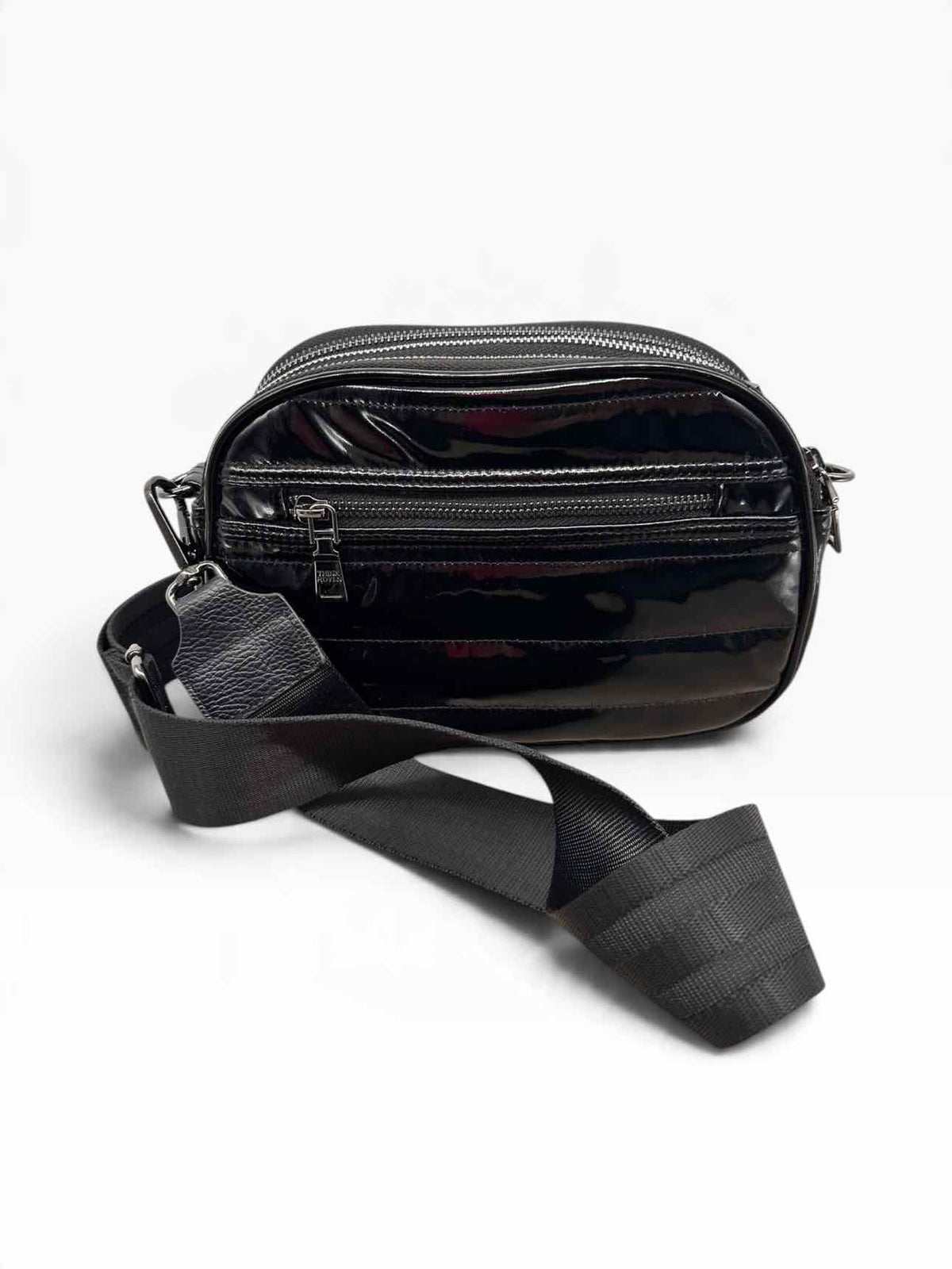 Think Roylin Black Faux Leather Stargazer Crossbody