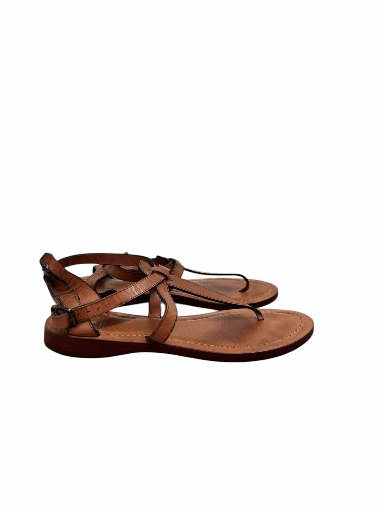 Taylor Tylor Ankle Strap Tan Sandals Shoe Size 7