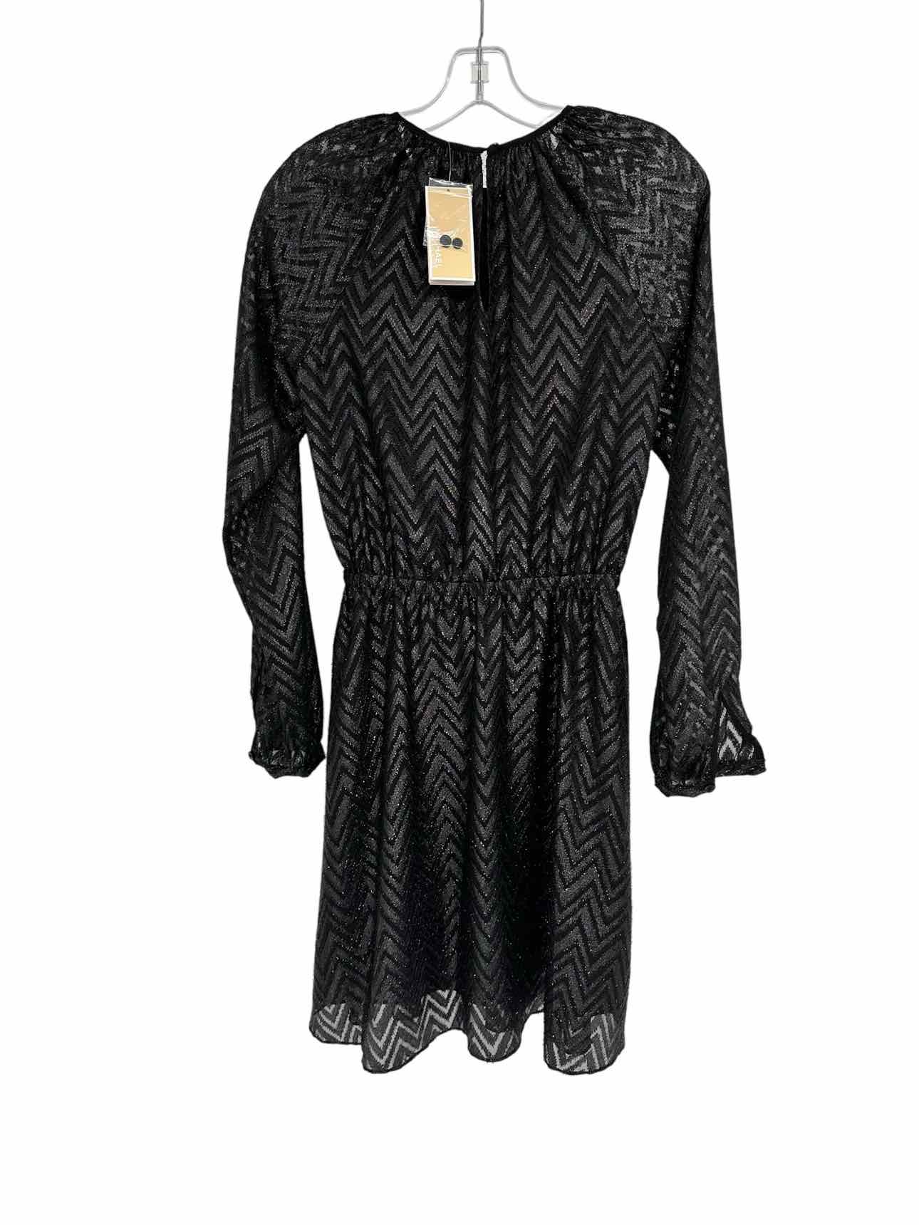 Michael Kors Metallic Chevron Dress Size XS **NEW**