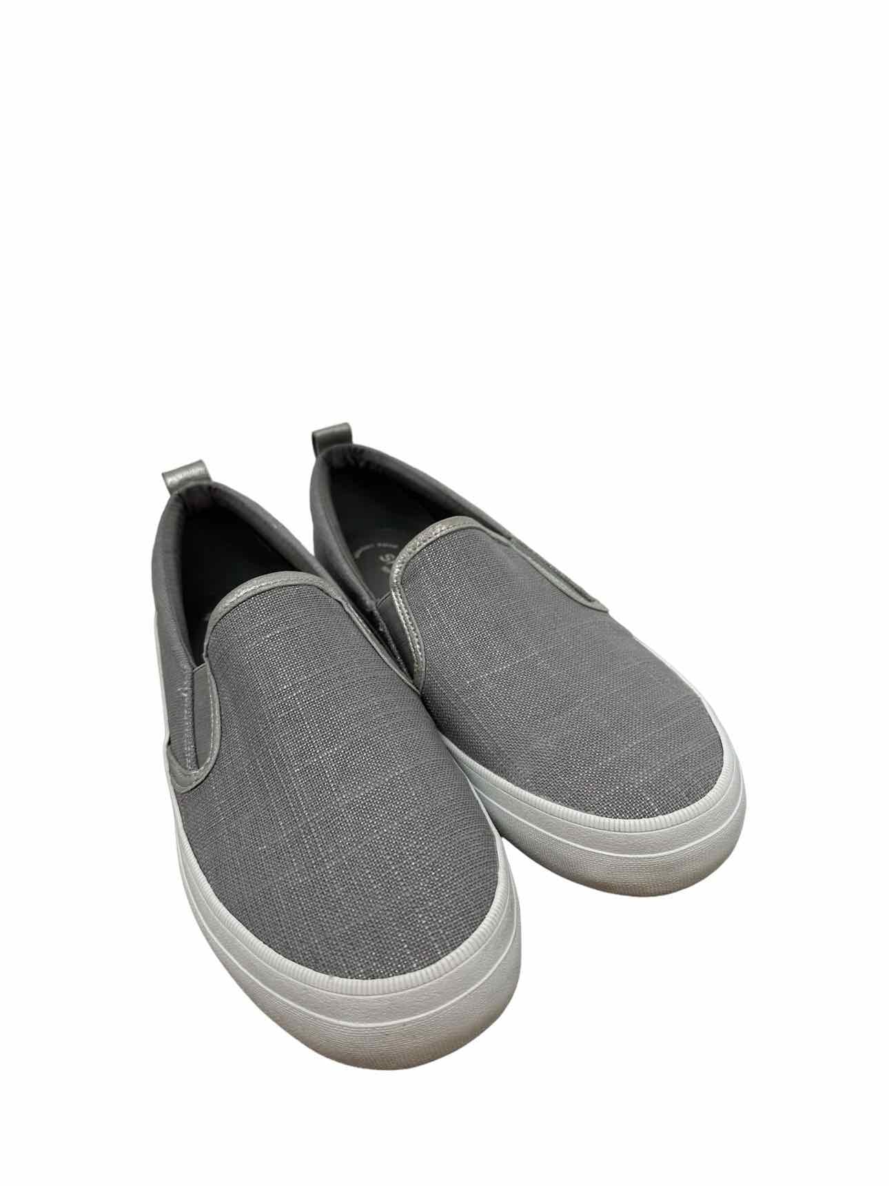 Sperry Gray Slip Ons SIZE 9.5