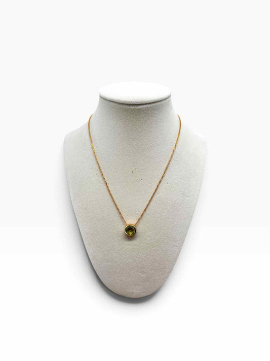 Dean Davidson Signature Midi Knockout Pendant in Green Quartz Necklace