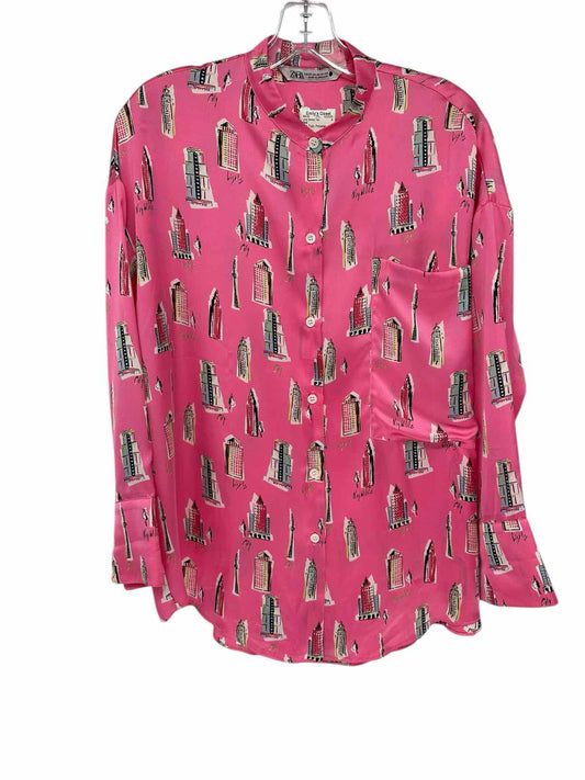 Zara Pink Long Sleeve Top Size XS