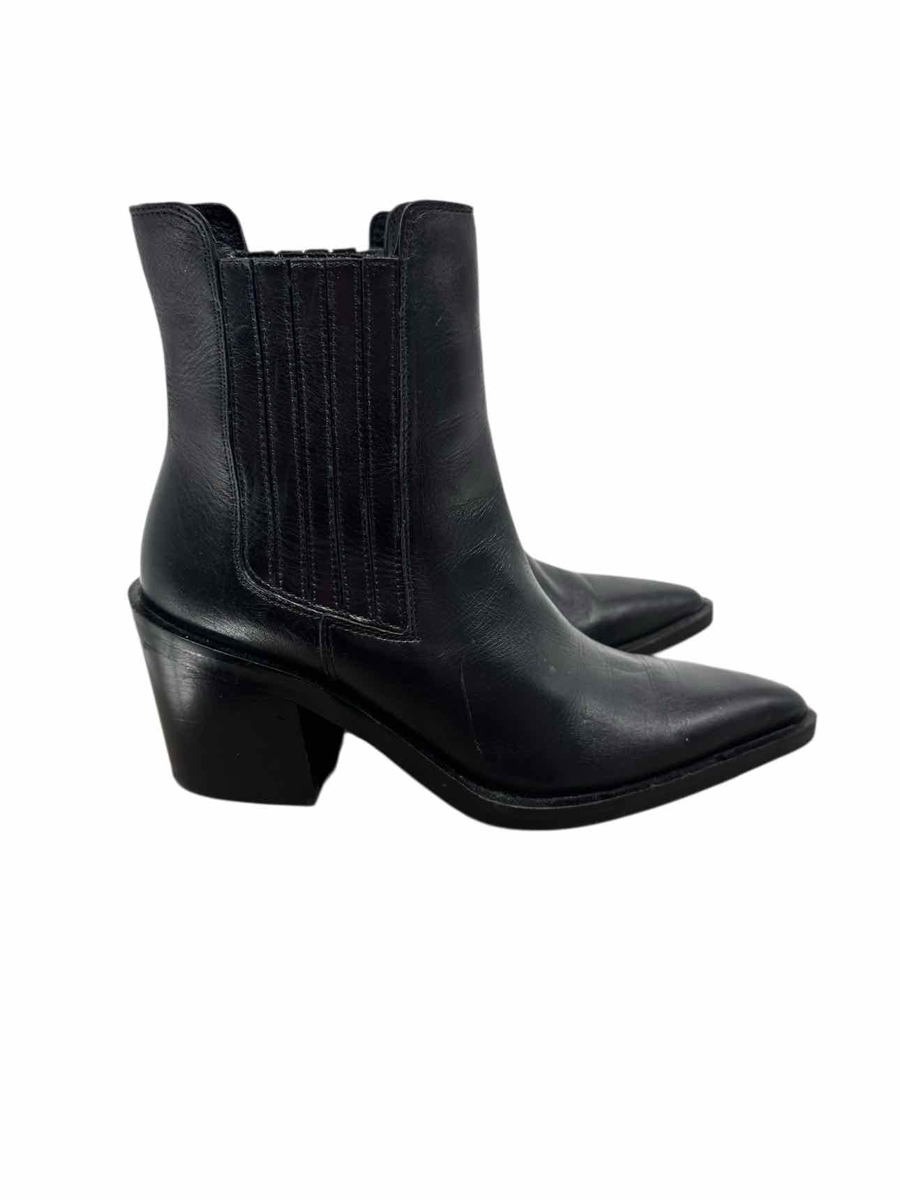 Zara Black Boots Shoe Size 10