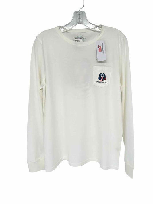 Vineyard Vines White Long Sleeve Top SIZE M **NEW**