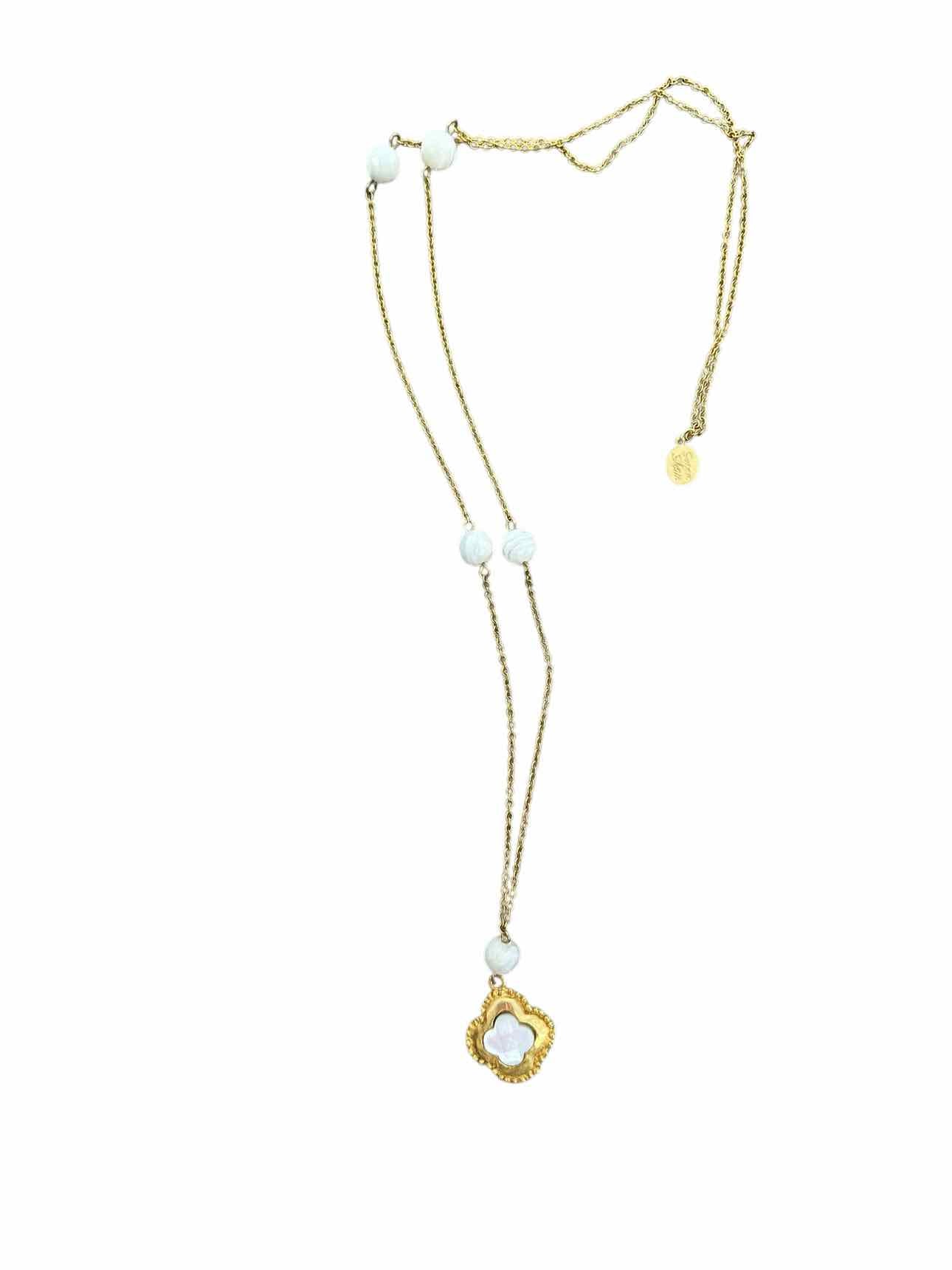 Susan Shaw Gold Plated Mother of Pearl Necklace