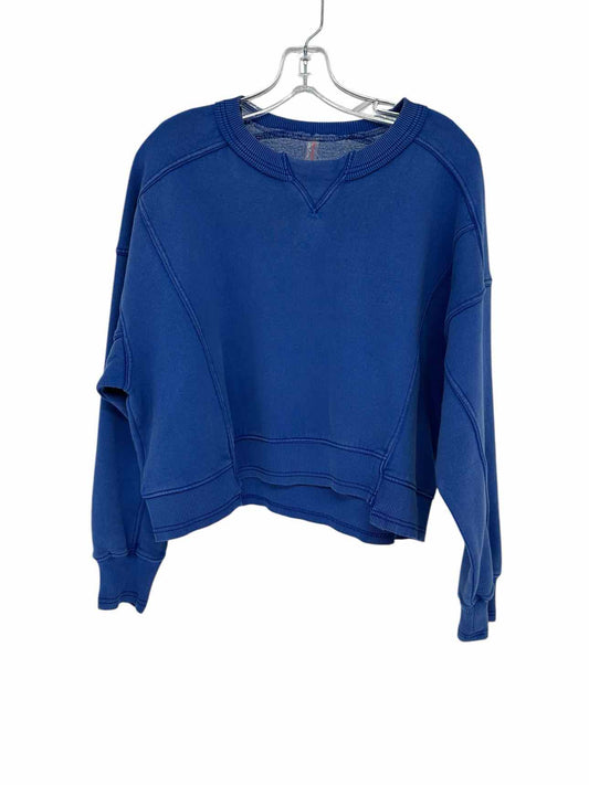 Free People Camden Sweatshirt Blue Size XS