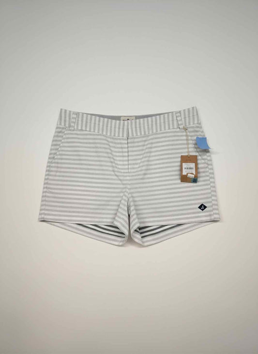 Sperry Gray Stripe Shorts Size 12 **NEW**