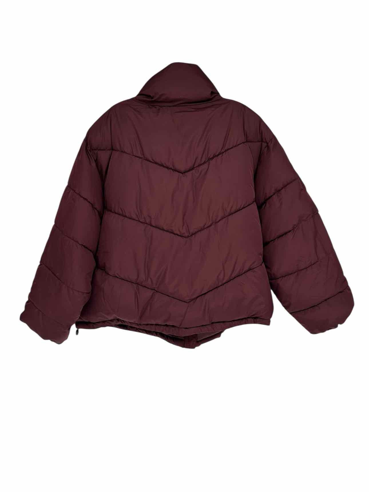 Old Navy Maroon Puffer Jacket Size PXL