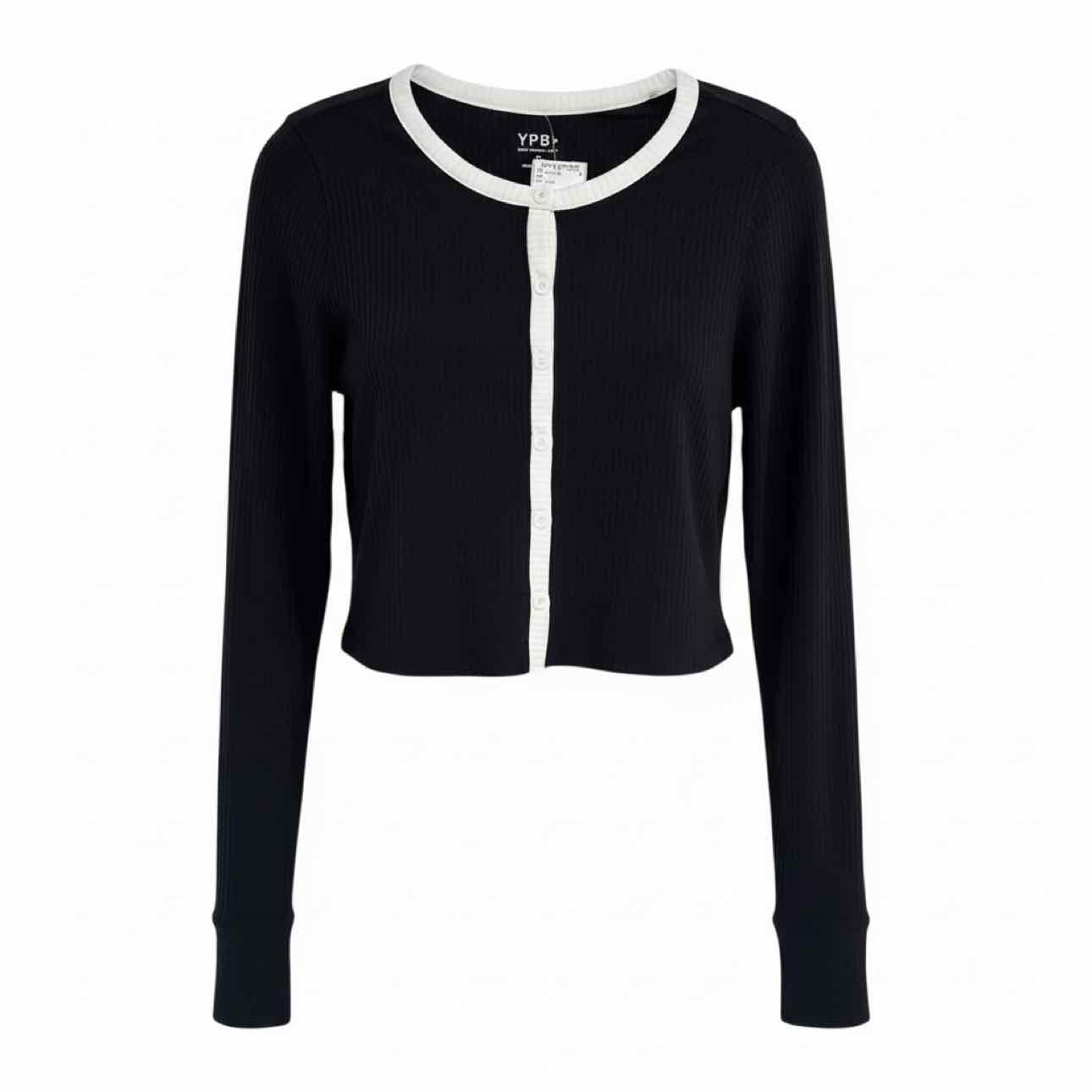 YPB Black Size S Long Sleeve Top **NEW**