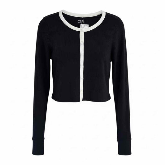 YPB Black Size S Long Sleeve Top **NEW**