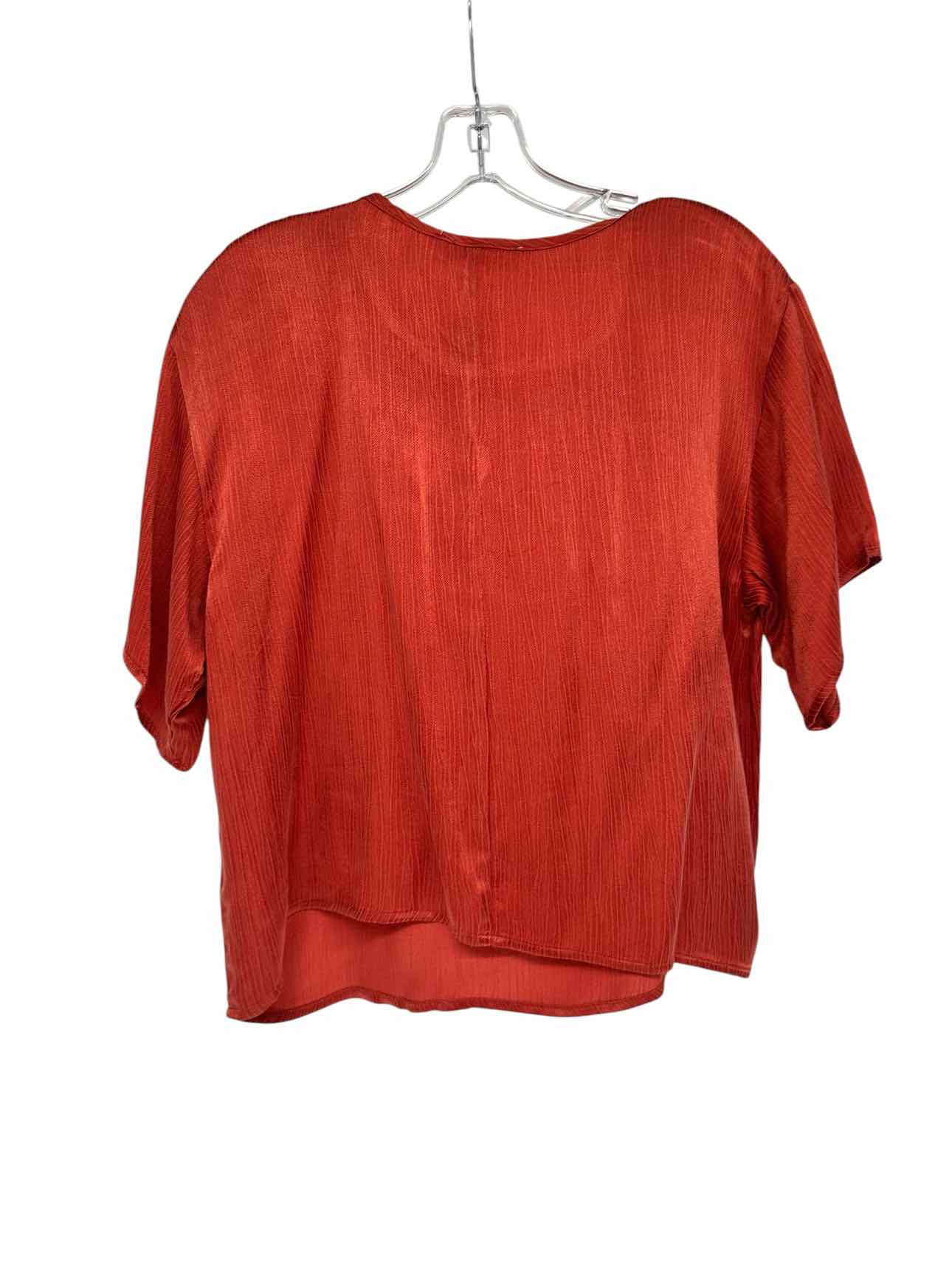 By Together Rust Size S Short Sleeve Top **NEW**