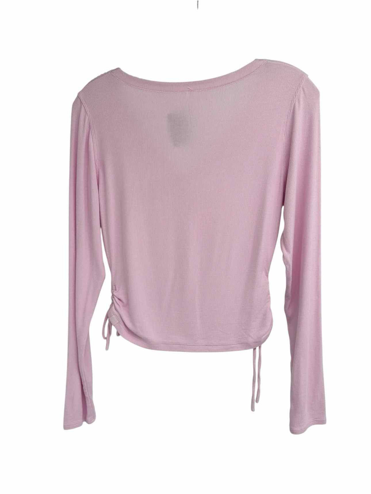 Lululemon Side-Cinched Ribbed Cardigan  Long Sleeve Top Pink Size 4