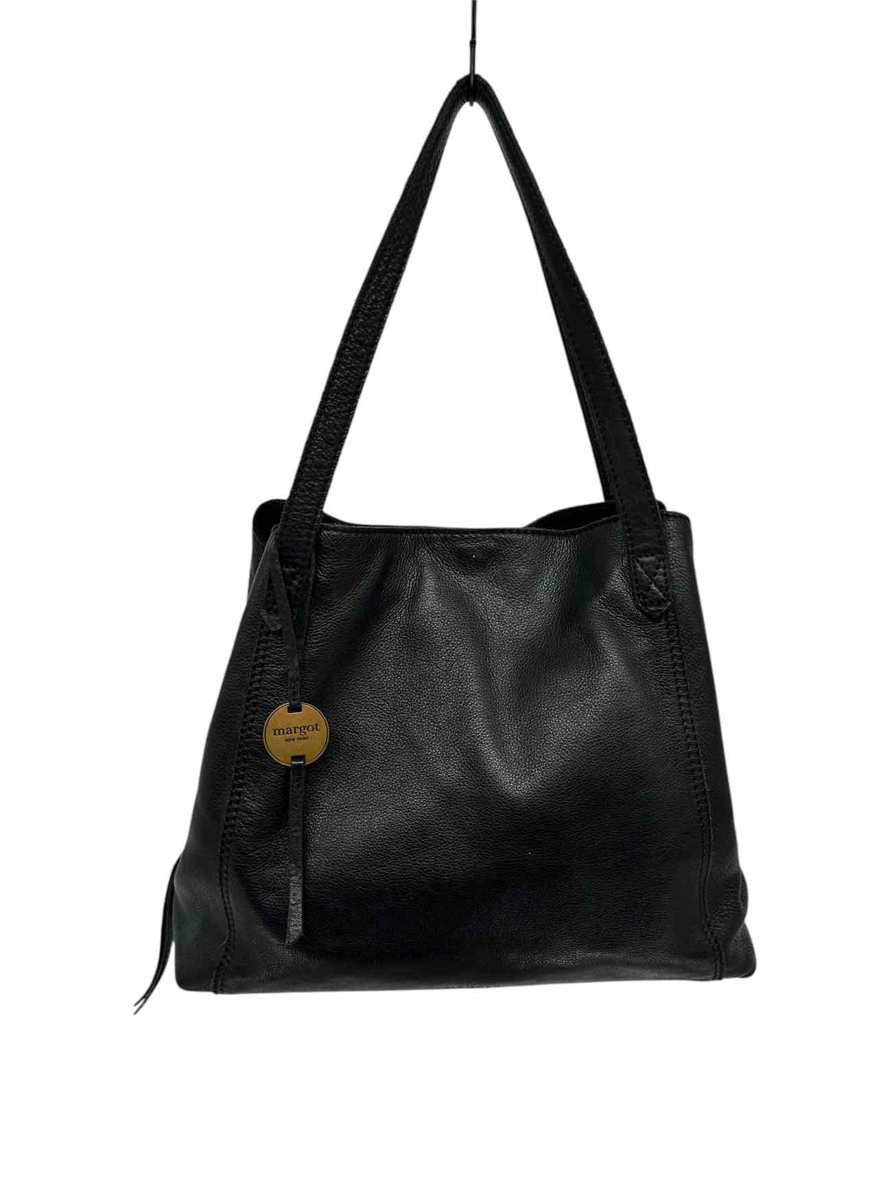 Margot Marcy Tote Black Leather Tote