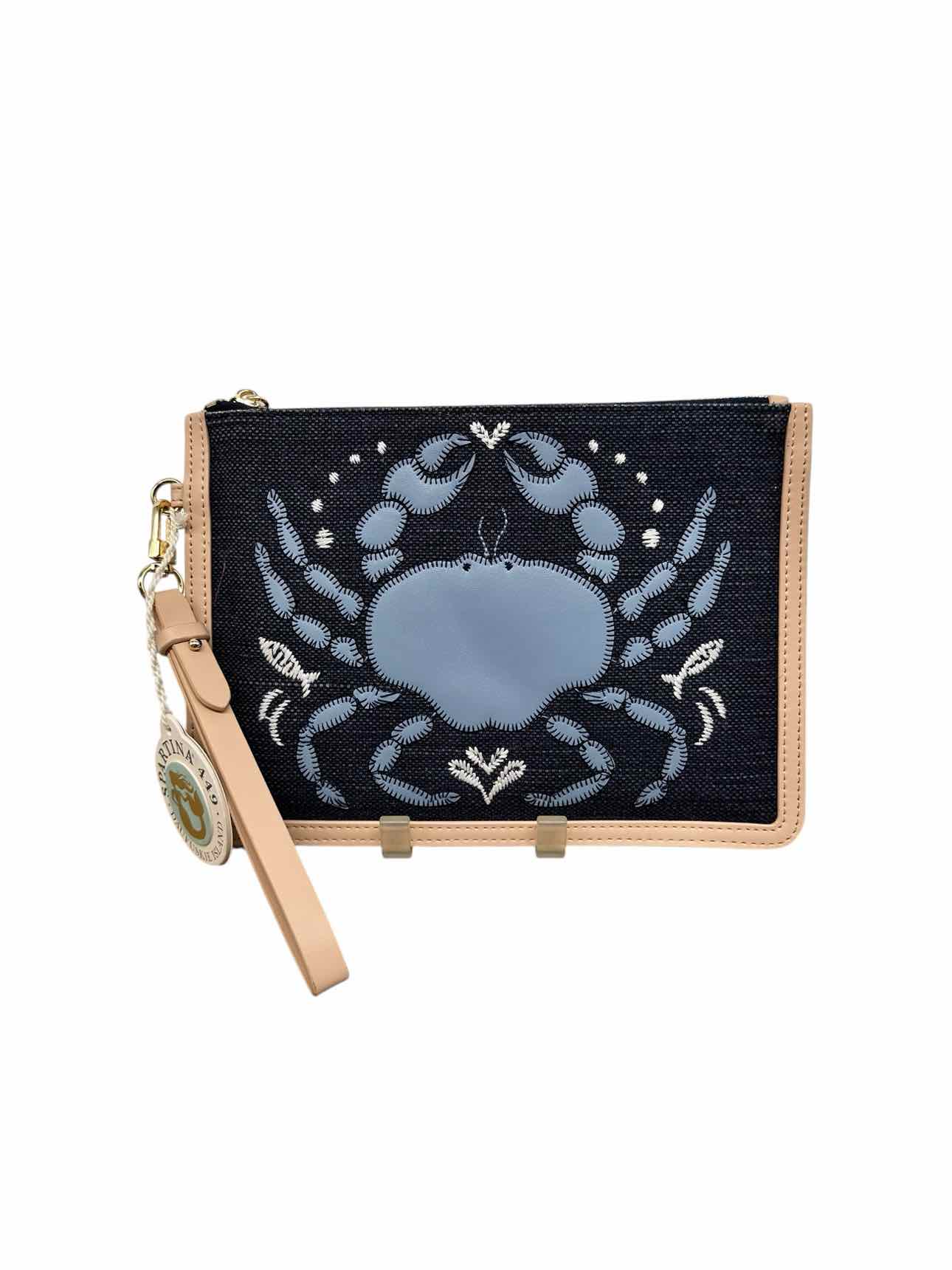 Spartina 449 Hamilton Crab Applique Wristlet  **NEW**